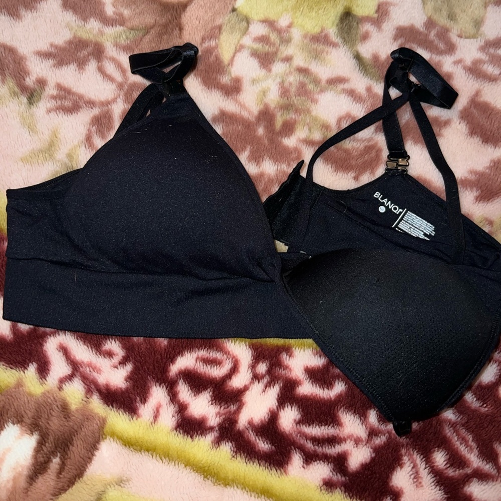 Blanqi Body Cooling Maternity + Nursing Bra for during and after pregnancy.